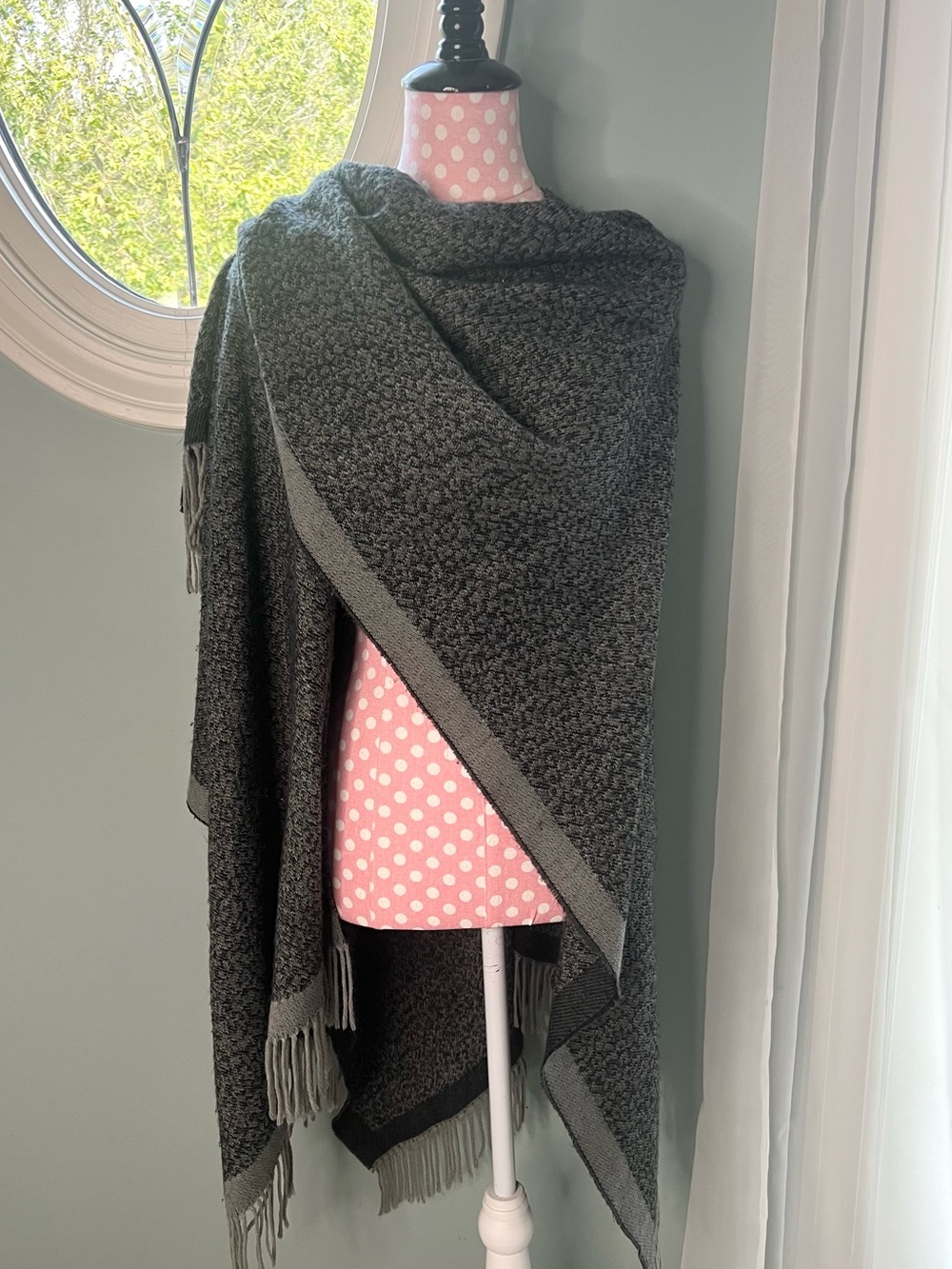Coldwater Creek Marled Wrap Shawl